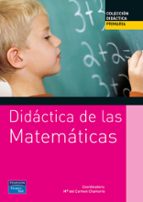 DIDÁCTICA DE LAS MATEMÁTICAS PARA PRIMARIA, de Mª del Carmen Chamorro | portada del libro