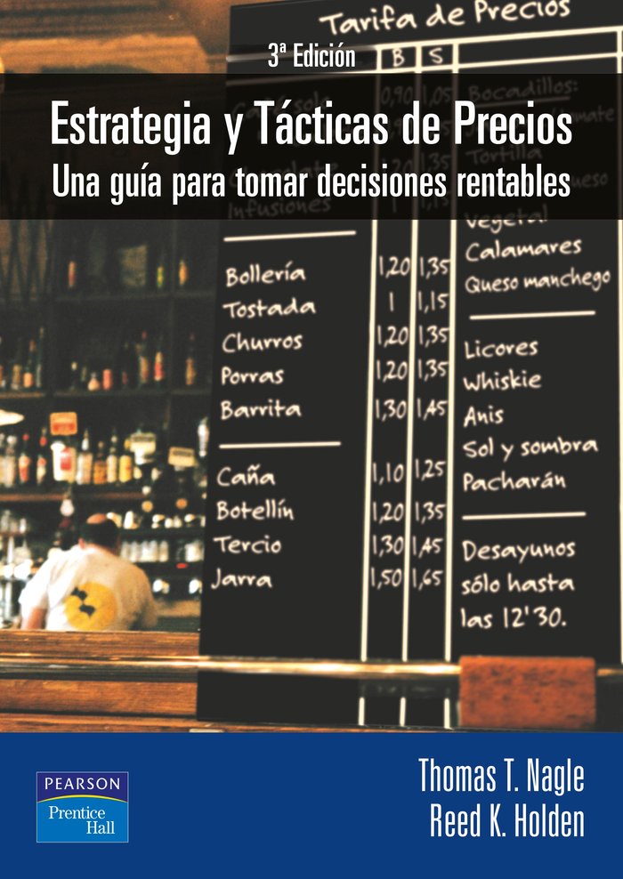 ESTRATEGIA Y TÁCTICAS DE PRECIOS, de Holden | portada del libro