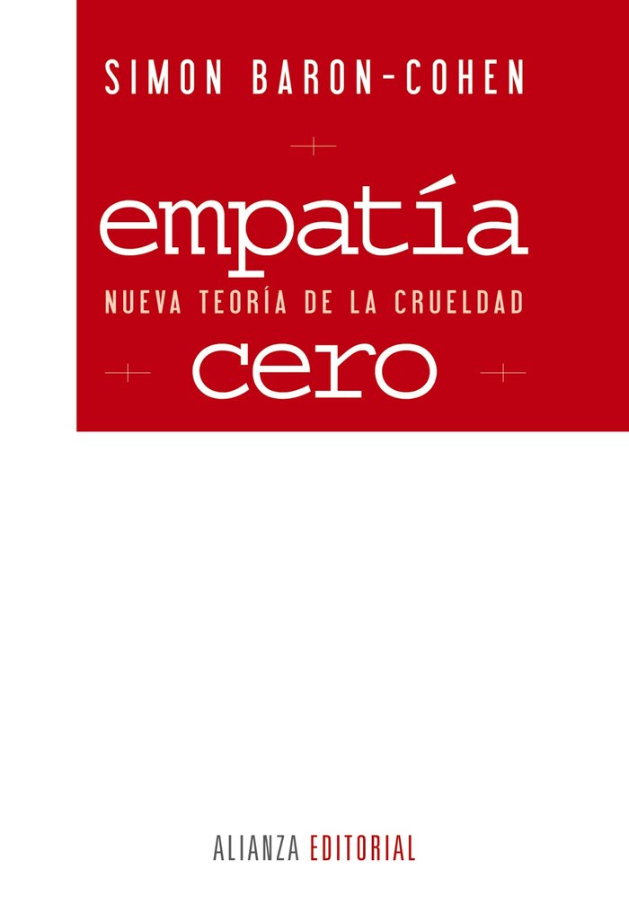 Empatía cero, de Baron-Cohen, Simon | portada del libro