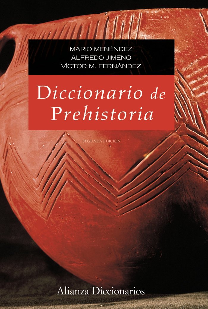 Diccionario de prehistoria, de Menéndez Fernández, Mario | portada del libro