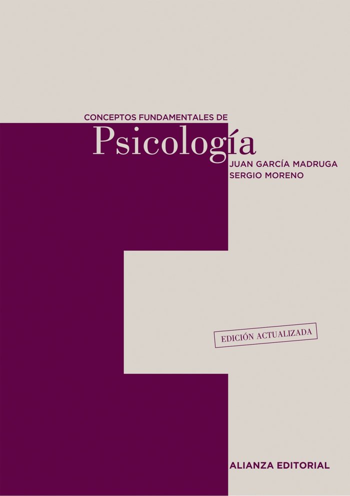 Conceptos fundamentales de Psicología, de García Madruga, Juan Antonio | portada del libro