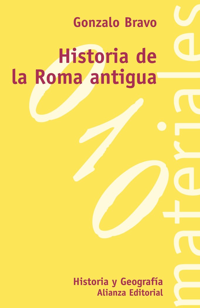 Historia de la Roma antigua, de Bravo, Gonzalo | portada del libro