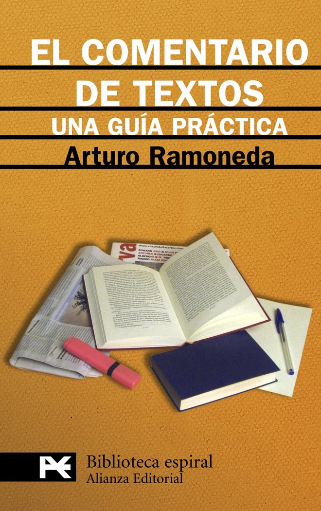 El comentario de textos, de Ramoneda, Arturo | portada del libro