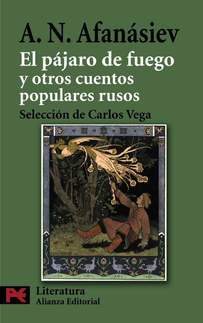 El pájaro de fuego y otros cuentos populares rusos, de Afanásiev, Alexandr N. | portada del libro