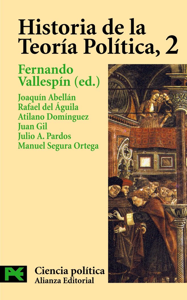 Historia de la teoría política, 2, de Vallespín, Fernando | portada del libro