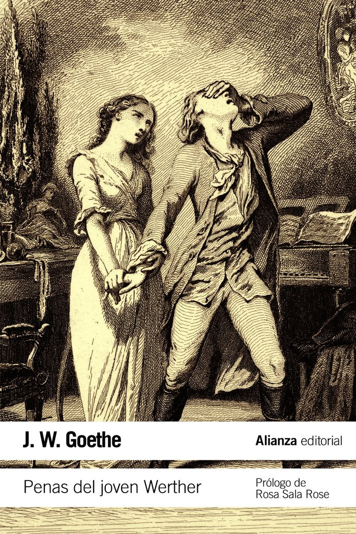 Penas del joven Werther, de Goethe, Johann Wolfgang | portada del libro