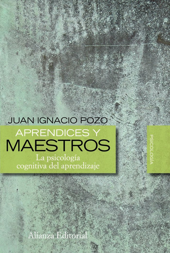 Aprendices y maestros, de Pozo, Juan Ignacio | portada del libro