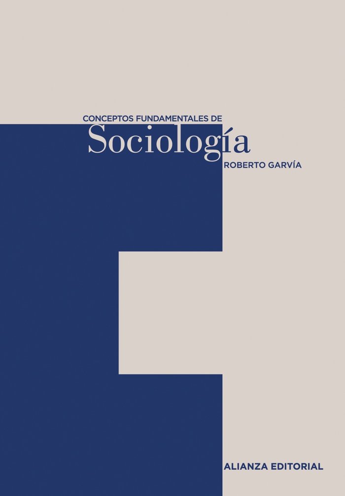 Conceptos fundamentales de Sociología, de Garvia, Roberto | portada del libro