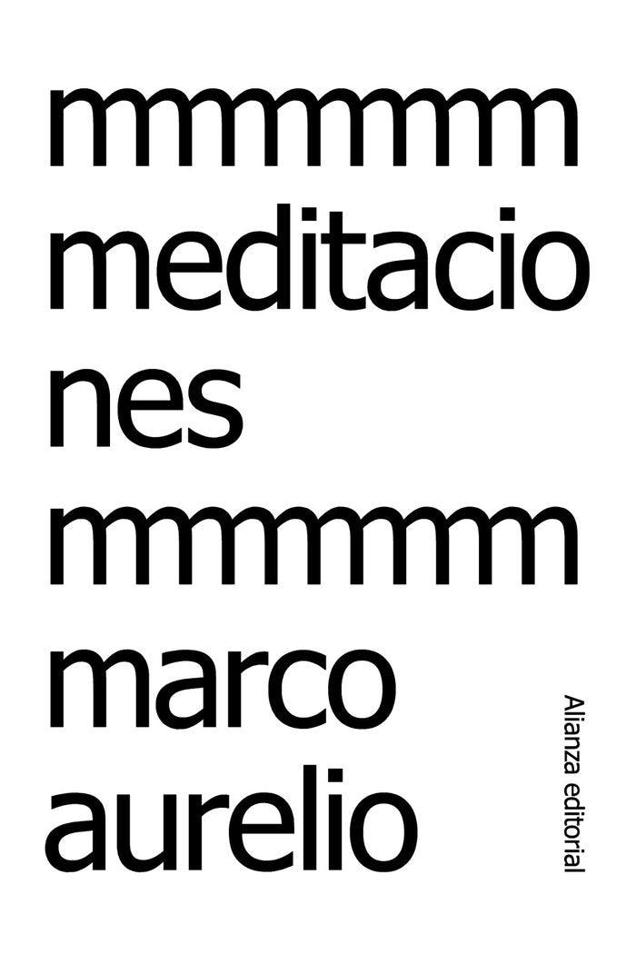 Meditaciones, de Marco Aurelio | portada del libro