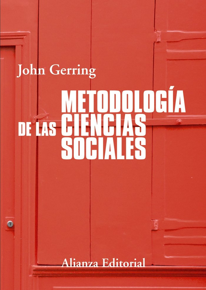Metodología de las ciencias sociales, de Gerring, John | portada del libro