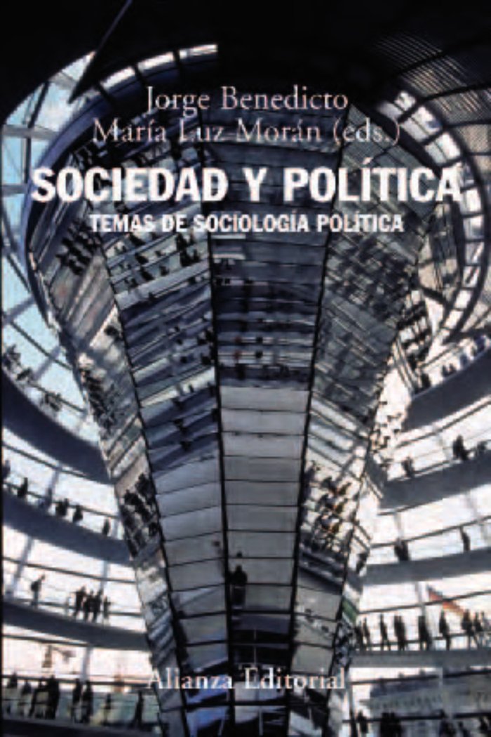 Sociedad y política, de Benedicto, Jorge | portada del libro