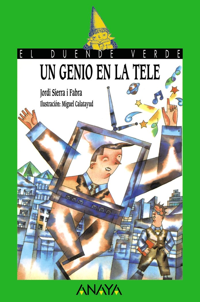 Un genio en la tele, de Sierra i Fabra, Jordi | portada del libro