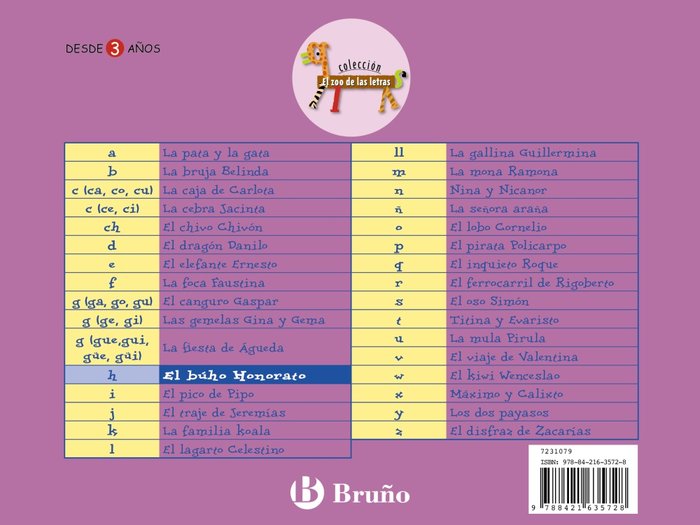 El búho Honorato, de Doumerc, Beatriz | portada del libro