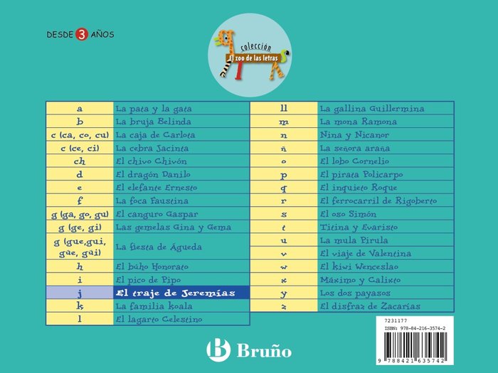 El traje de Jeremías, de Doumerc, Beatriz | portada del libro
