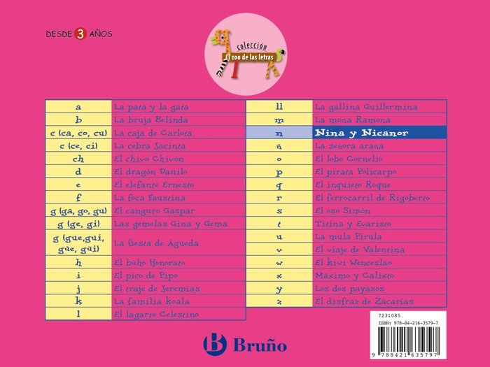 Nina y Nicanor, de Doumerc, Beatriz | portada del libro