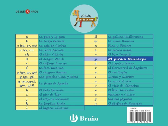El pirata Policarpo, de Doumerc, Beatriz | portada del libro