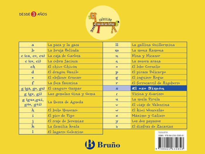 El oso Simón, de Doumerc, Beatriz | portada del libro