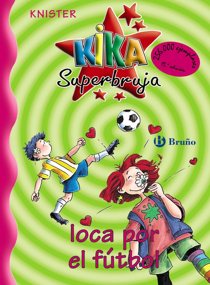 Kika Superbruja, loca por el fútbol, de KNISTER | portada del libro