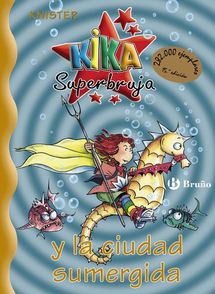 Kika Superbruja y la ciudad sumergida, de KNISTER | portada del libro