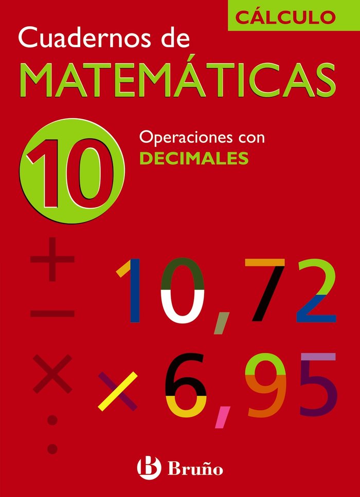 10 Operaciones con decimales, de Sousa Martín, Ismael | portada del libro