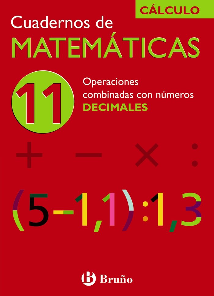 11 Operaciones combinadas con números decimales, de Sousa Martín, Ismael | portada del libro