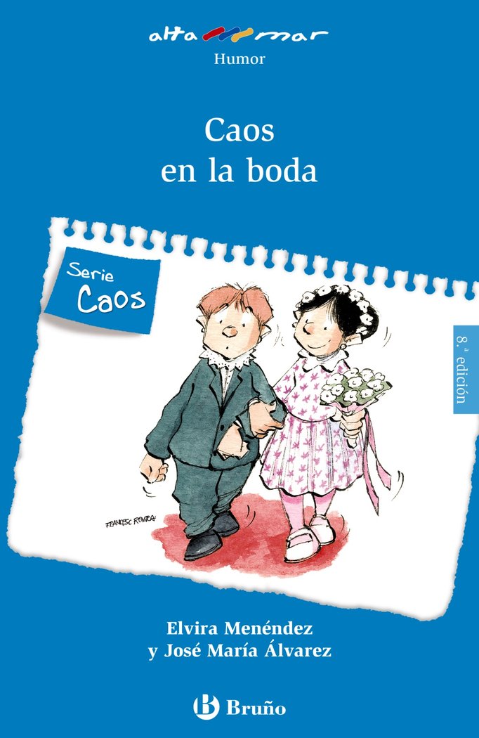 Caos en la boda, de Menéndez, Elvira | portada del libro