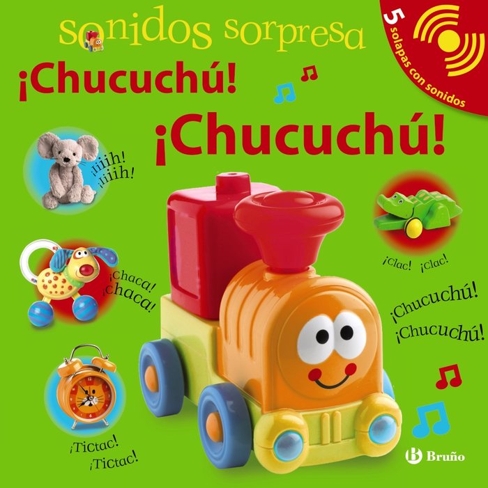 Sonidos sorpresa - ¡Chucuchú! ¡Chucuchú!, de Sirett | portada del libro