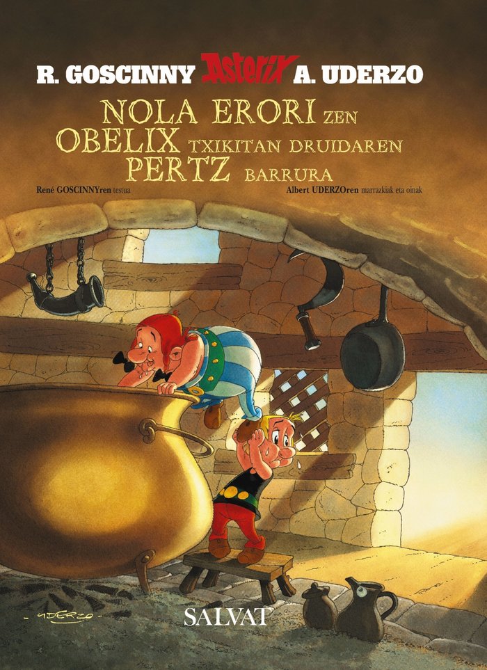 Nola erori zen Obelix txikitan druidaren pertz barrura (euskara), de Goscinny, René | portada del libro