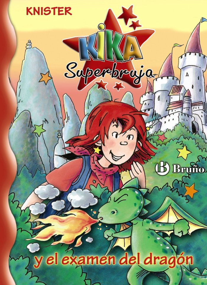 Kika Superbruja y el examen del dragón, de KNISTER | portada del libro