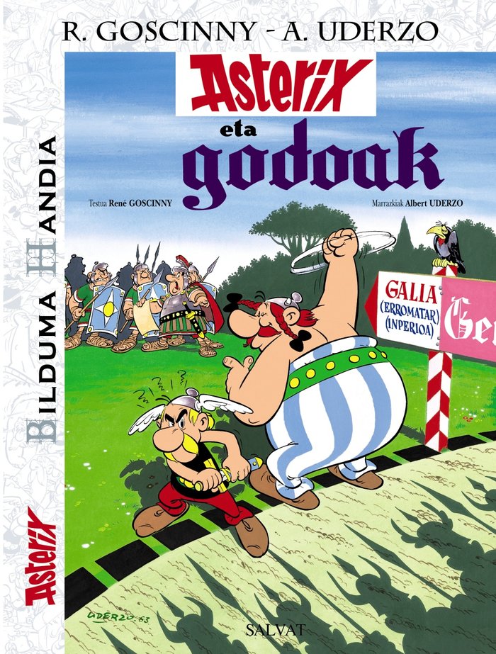 ASTERIX ETA GODOAK. BILDUMA HANDIA, de - | portada del libro