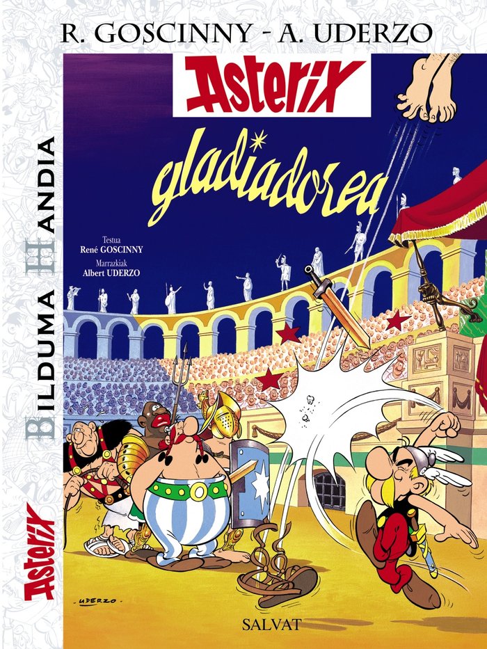 ASTERIX GLADIADOREA. BILDUMA HANDIA, de - | portada del libro