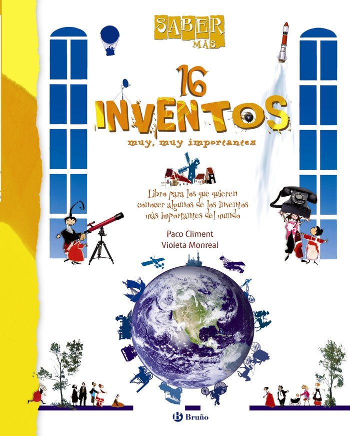 Saber más -16 INVENTOS muy, muy importantes, de Climent Garran, Francisco | portada del libro