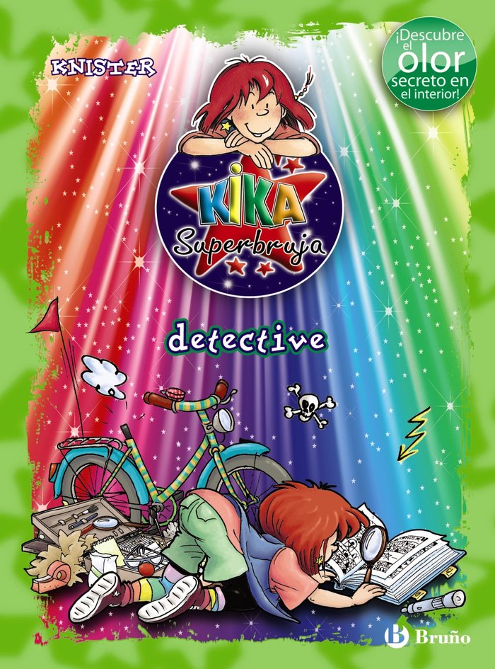 Kika Superbruja, detective (ed. COLOR), de KNISTER | portada del libro