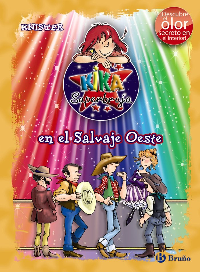 Kika Superbruja en el Salvaje Oeste (ed. COLOR), de KNISTER | portada del libro