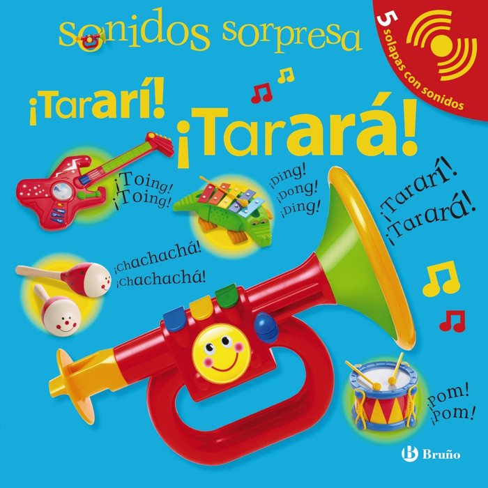 Sonidos sorpresa - ¡Tararí! ¡Tarará!, de Sirett | portada del libro
