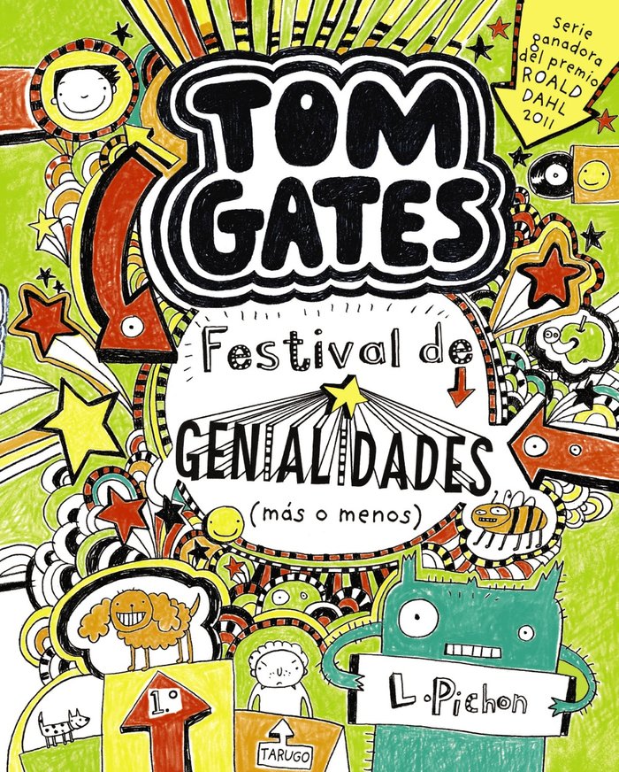 Tom Gates: Festival de genialidades (más o menos), de Pichon, Liz | portada del libro