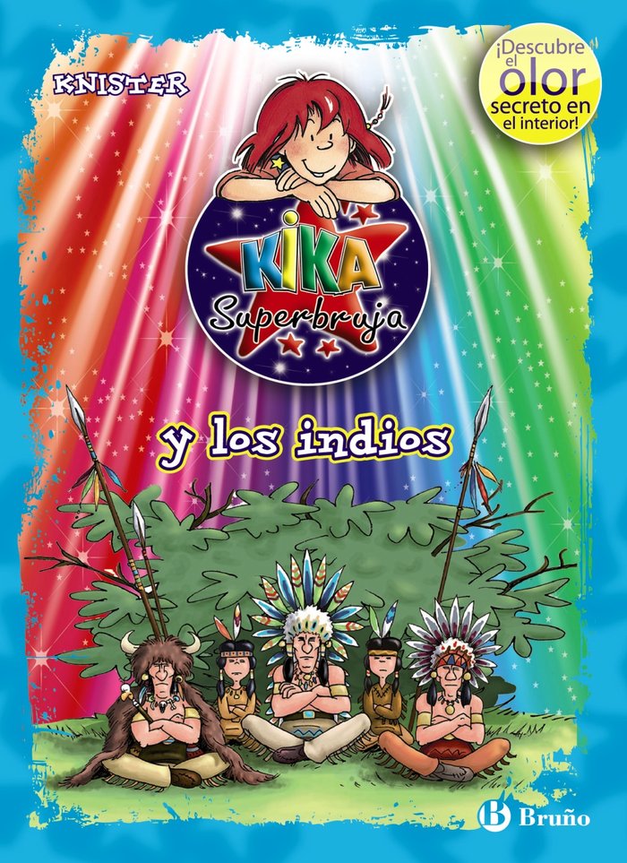 Kika Superbruja y los indios (ed. COLOR), de KNISTER | portada del libro