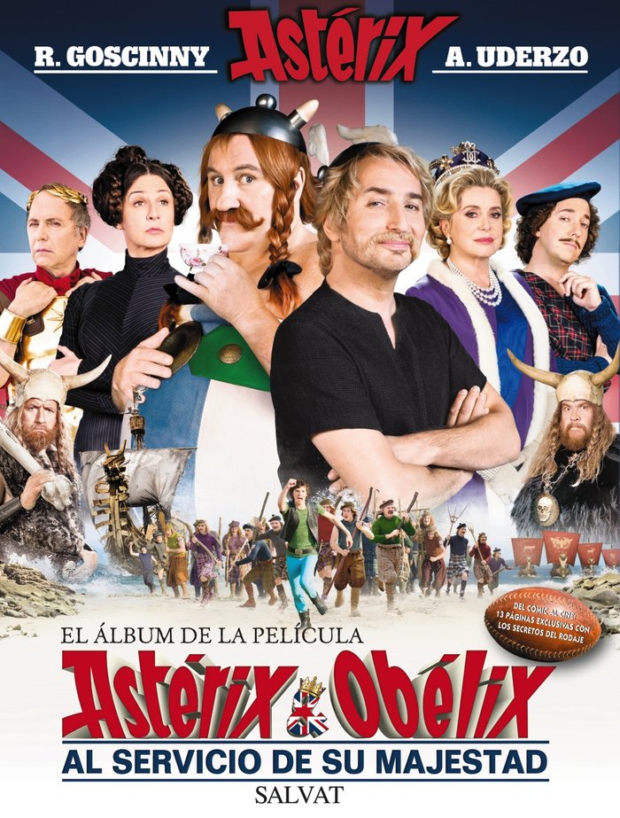 Astérix & Obélix al servicio de su majestad. El álbum de la película, de Goscinny, René | portada del libro