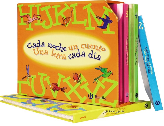 Estuche Cada noche un cuento, una letra cada día, de Doumerc, Beatriz | portada del libro
