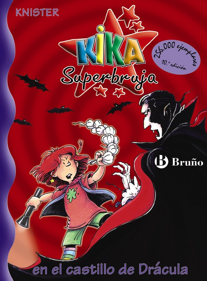Kika Superbruja en el castillo de Drácula, de KNISTER | portada del libro