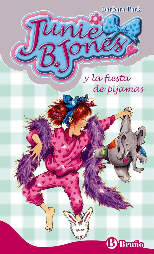 Junie B. Jones y la fiesta de pijamas, de Park, Barbara | portada del libro