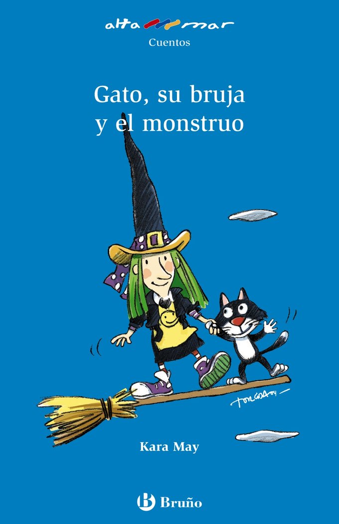 Gato, su bruja y el monstruo, de May, Kara | portada del libro