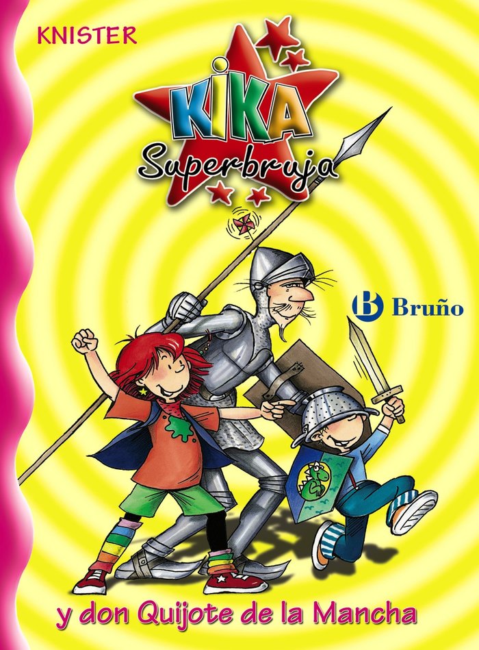 Kika Superbruja y don Quijote de la Mancha, de KNISTER | portada del libro