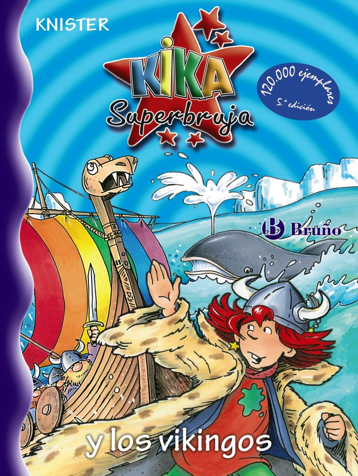 Kika Superbruja y los vikingos, de KNISTER | portada del libro