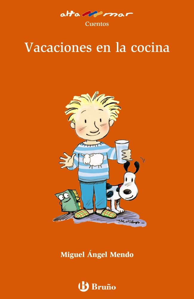 Vacaciones en la cocina, de Mendo, Miguel Ángel | portada del libro