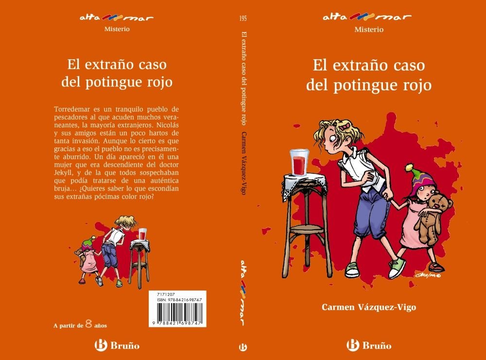 El extraño caso del potingue rojo, de Vázquez-Vigo, Carmen | portada del libro