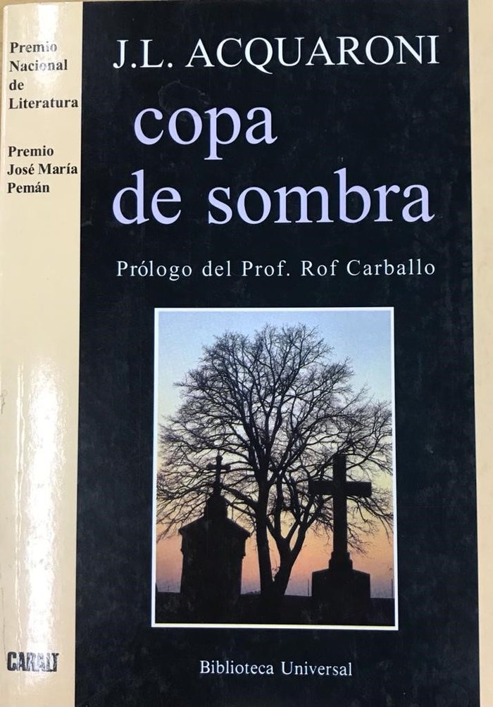 COPA DE SOMBRA, de Acquaroni Bonmati, José Luis | portada del libro