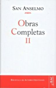 Obras completas de San Anselmo. II, de San Anselmo | portada del libro
