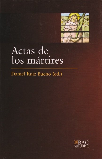 Actas de los mártires, de Varios autores | portada del libro