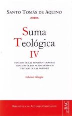 SUMA TEOLOGICA IV (ED. BILINGÜE), de Santo Tomás de Aquino | portada del libro